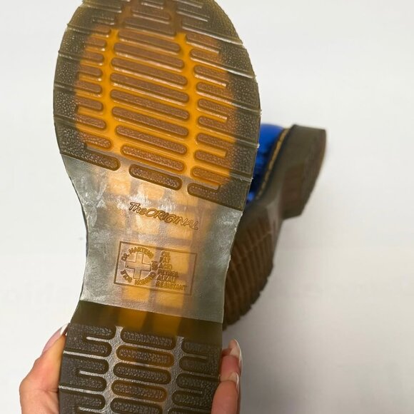 ULTRA RARE Metallic Blue Dr. Martens 1460 Women’s Boots - Size 38 (EU) / 7 (US) - Picture 14 of 15